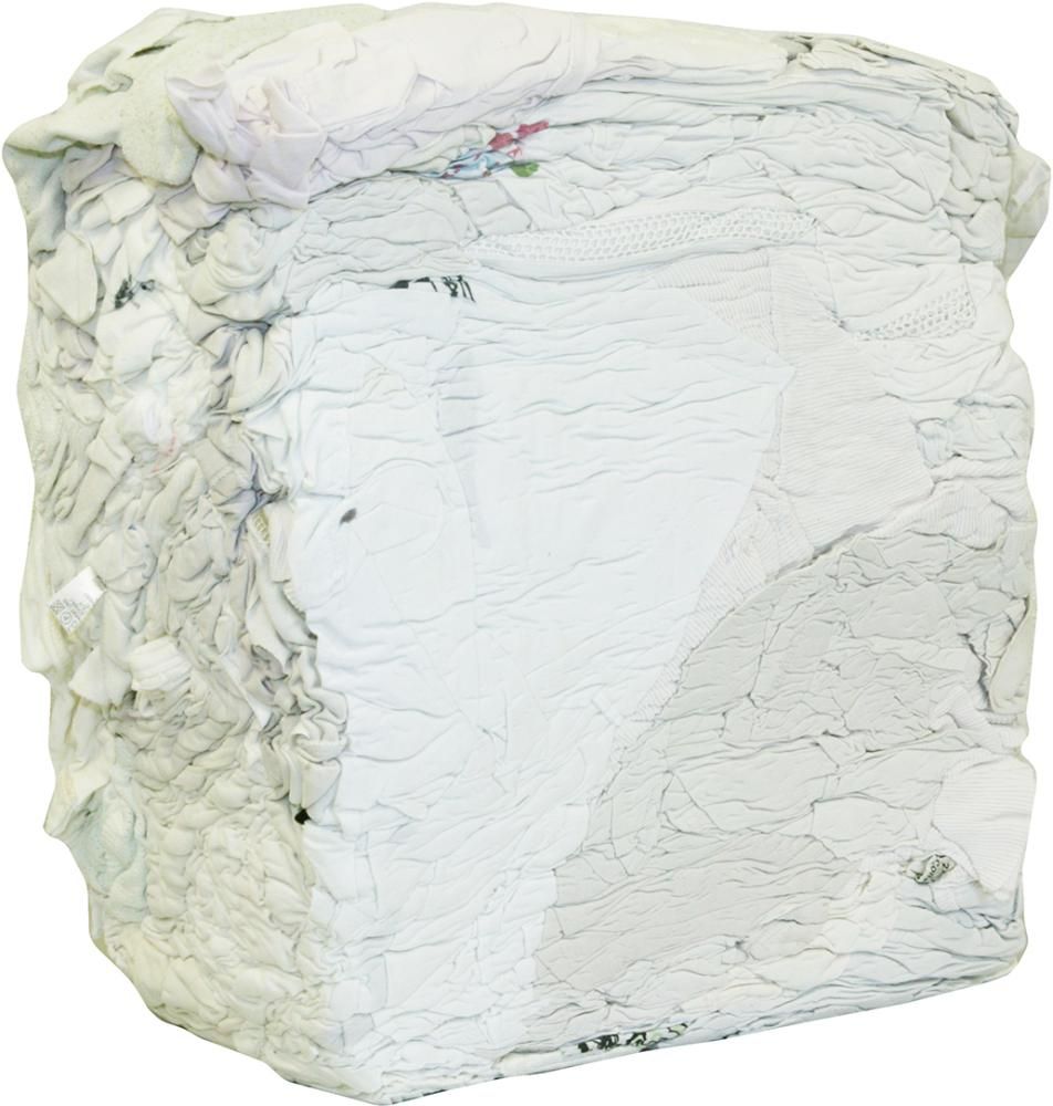 Trikotputzlappen überwiegend weiß 10kg