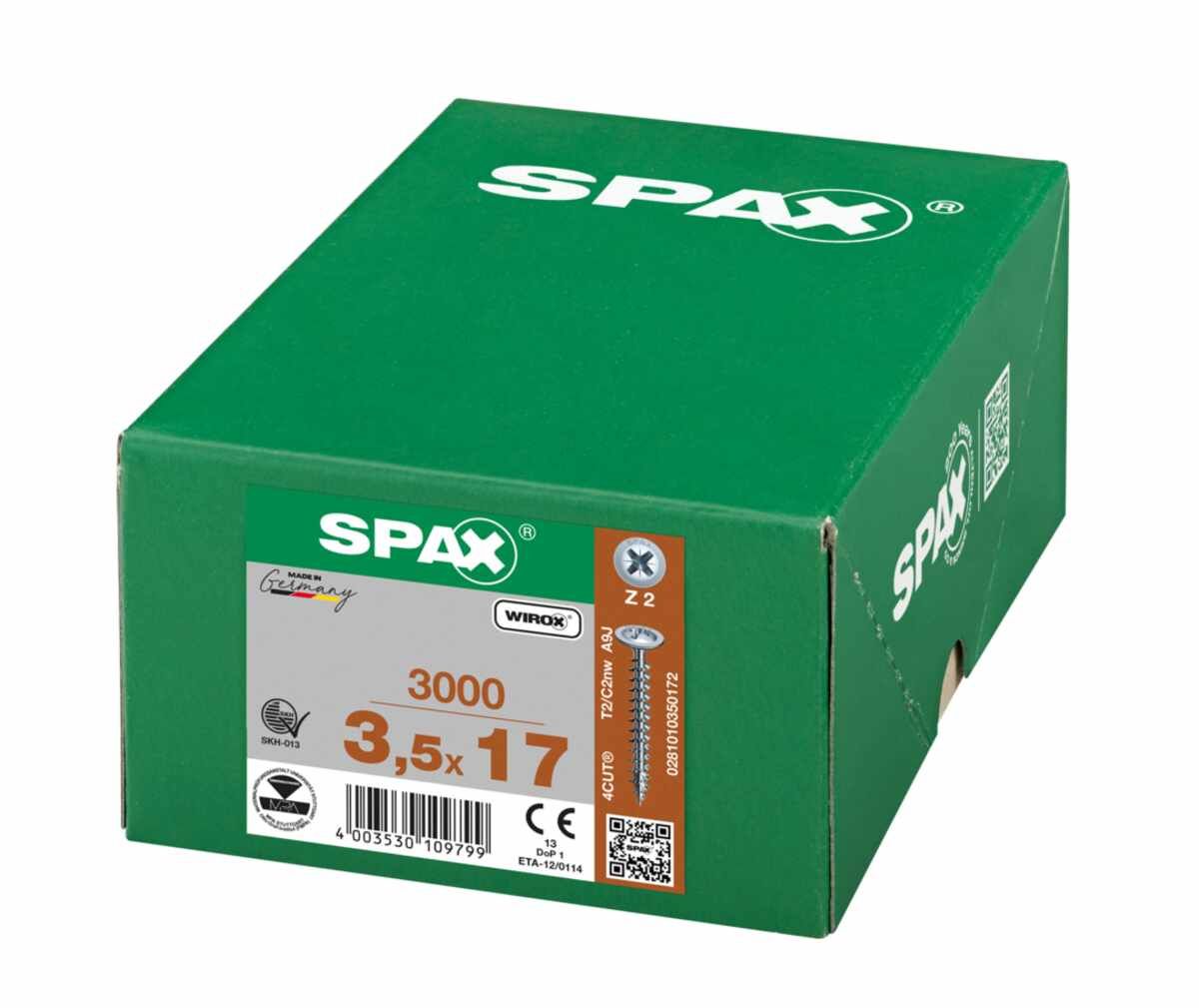 Rückwandschrauben Spax 3,5X17 VE3000
