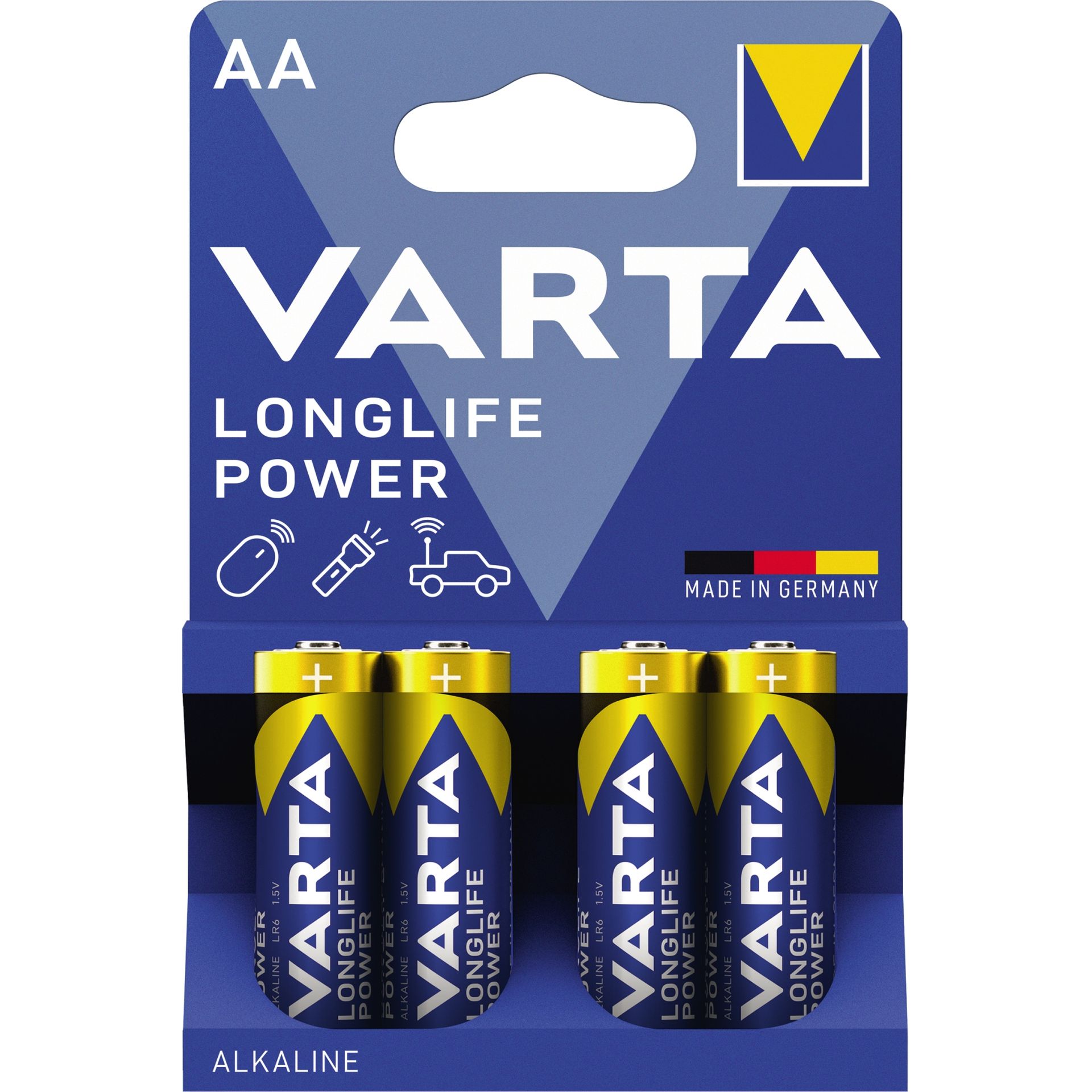 Batterie Longlife Power AA 1,5V 4 St./Pack.