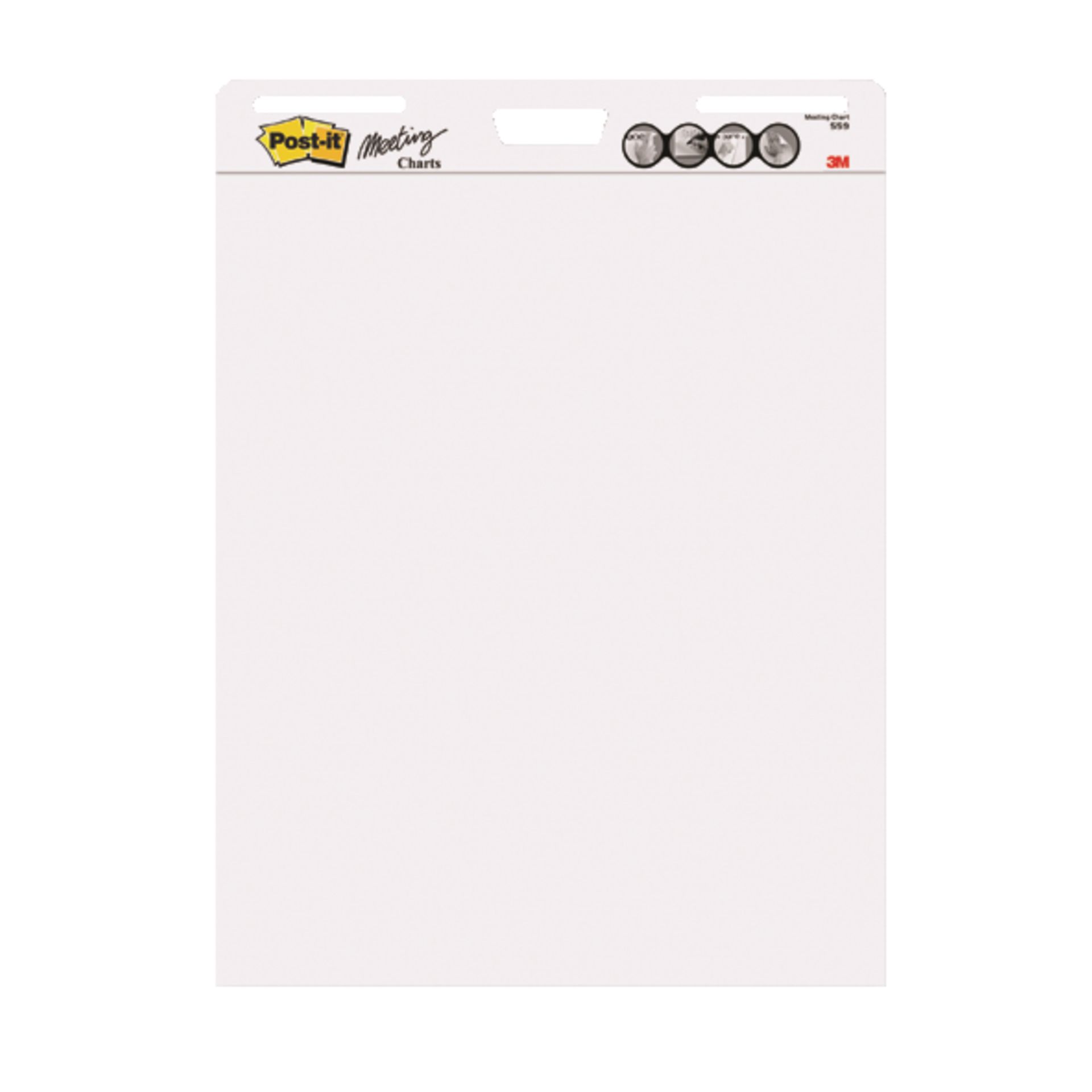 Flipchartblock Super Sticky  63,5x77,5cm 30Bl