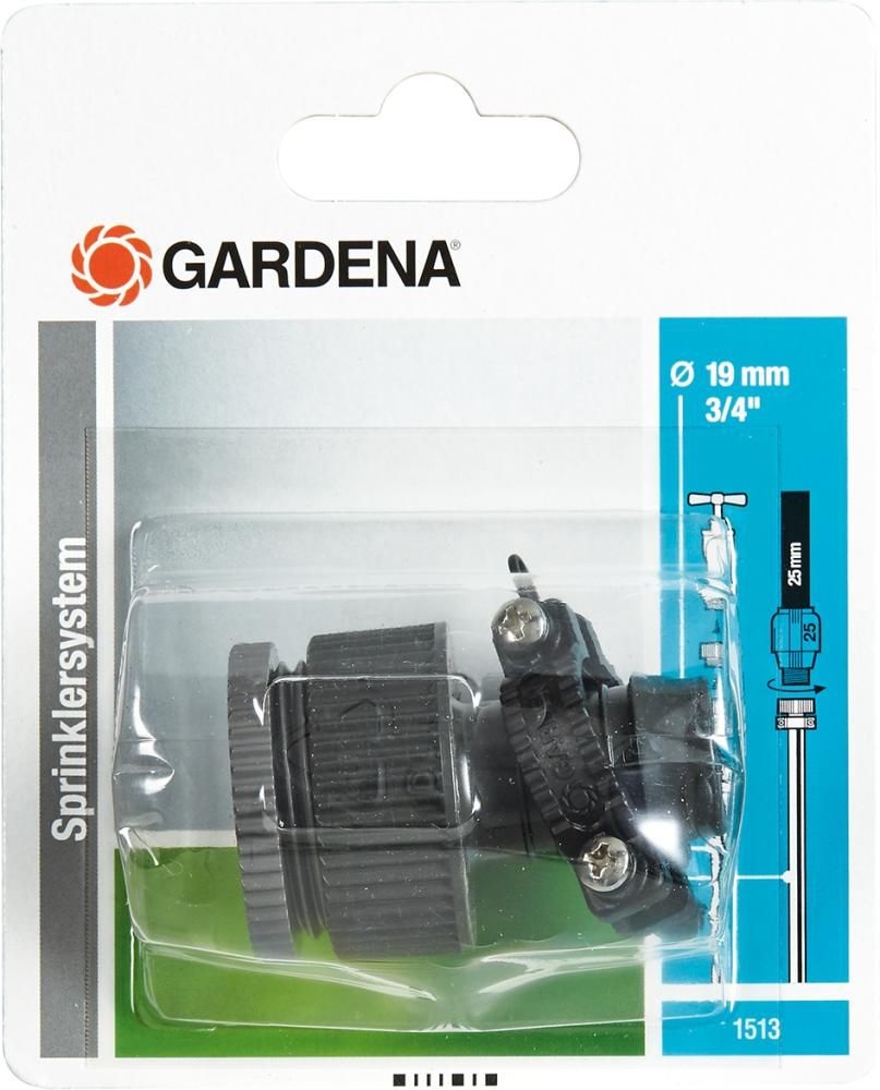Hahnanschluss-Stück mit Schraubklemme Gardena