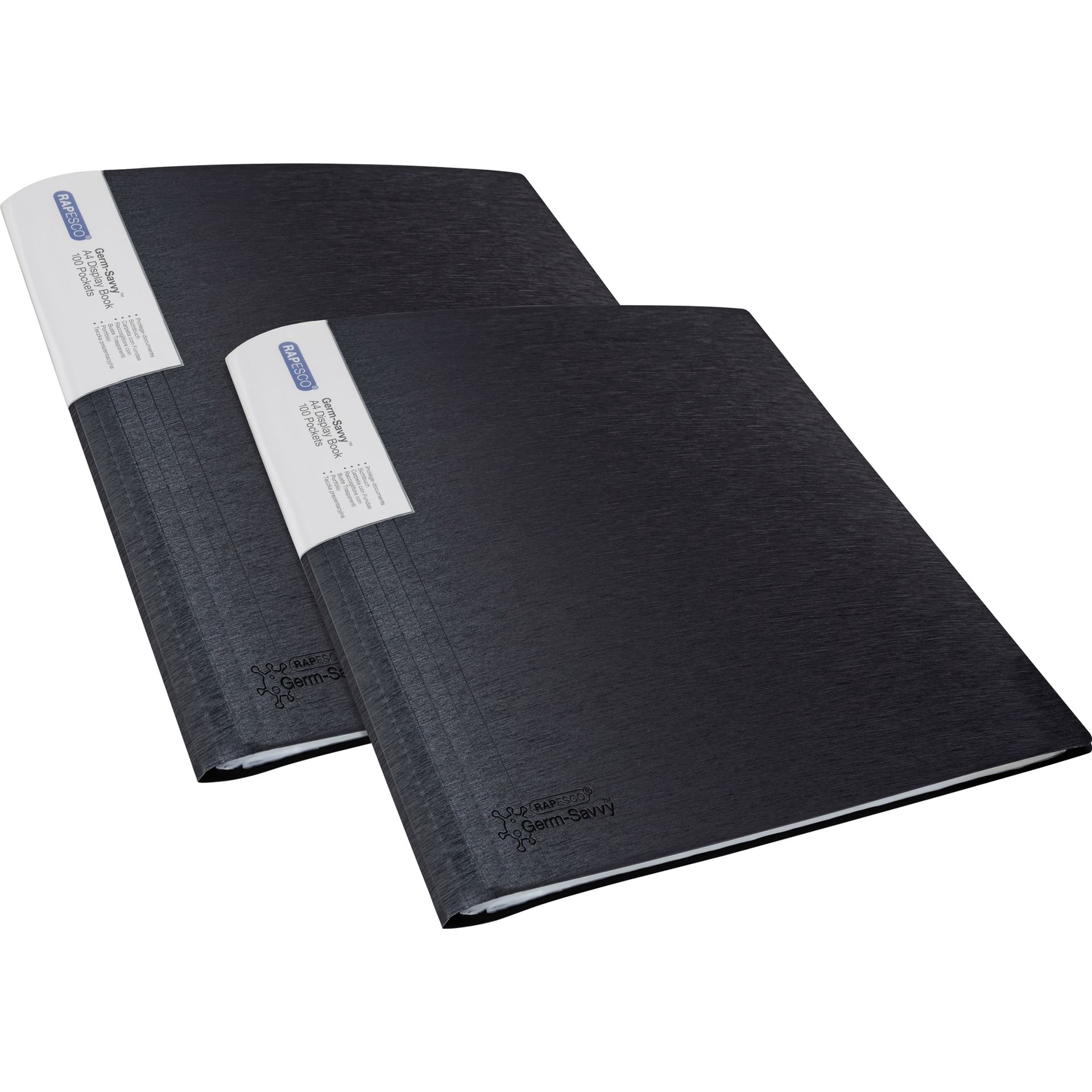 Sichtbuch Germ-Savvy A4 100Hüllen schwarz 2St.