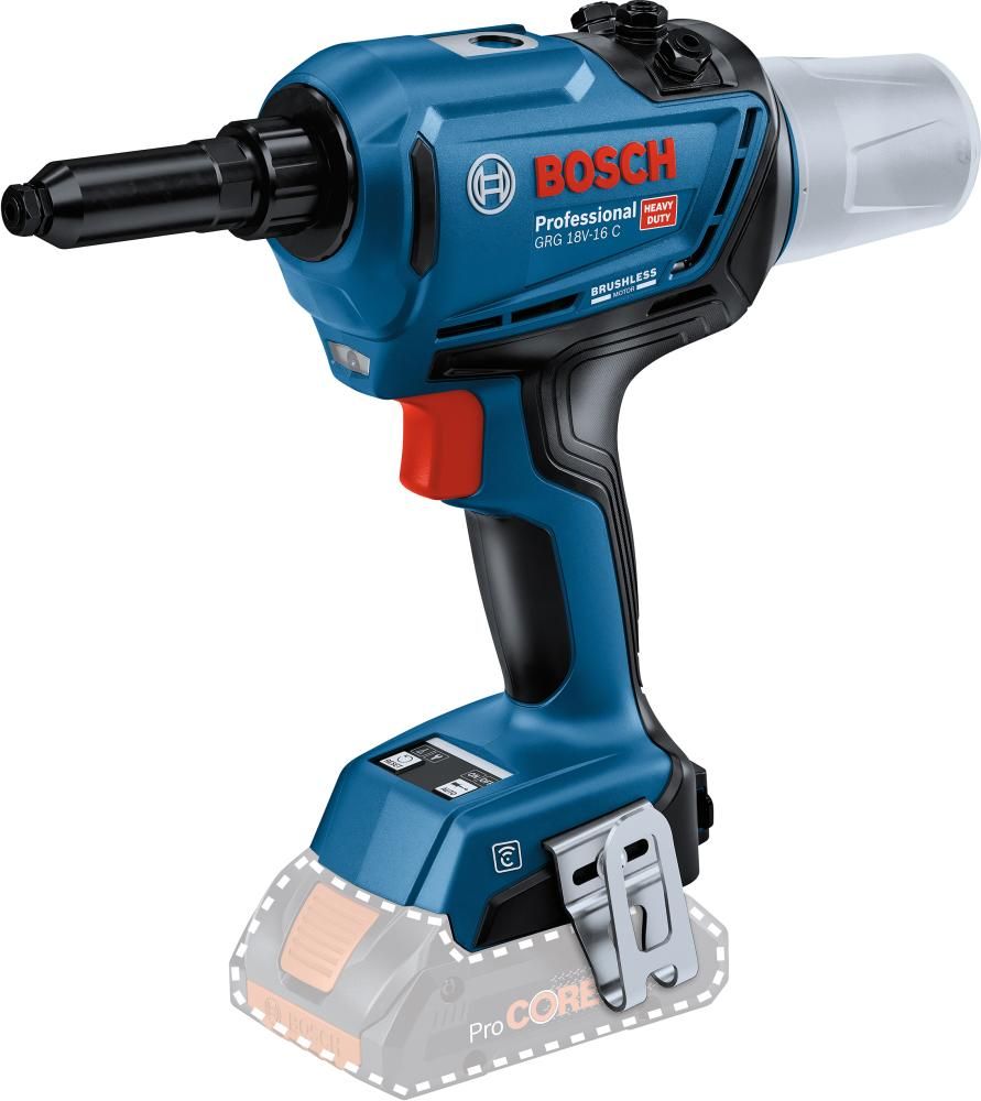 Akku-Nietpistole solo GRG 18V-16 C Bosch ohne Akku ohne Ladegerät L-Boxx