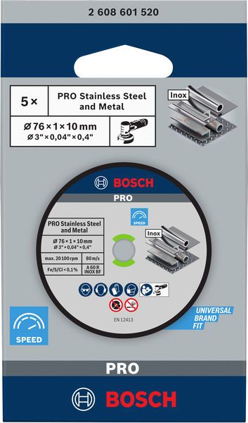 BOSCH INOX-Trennscheiben