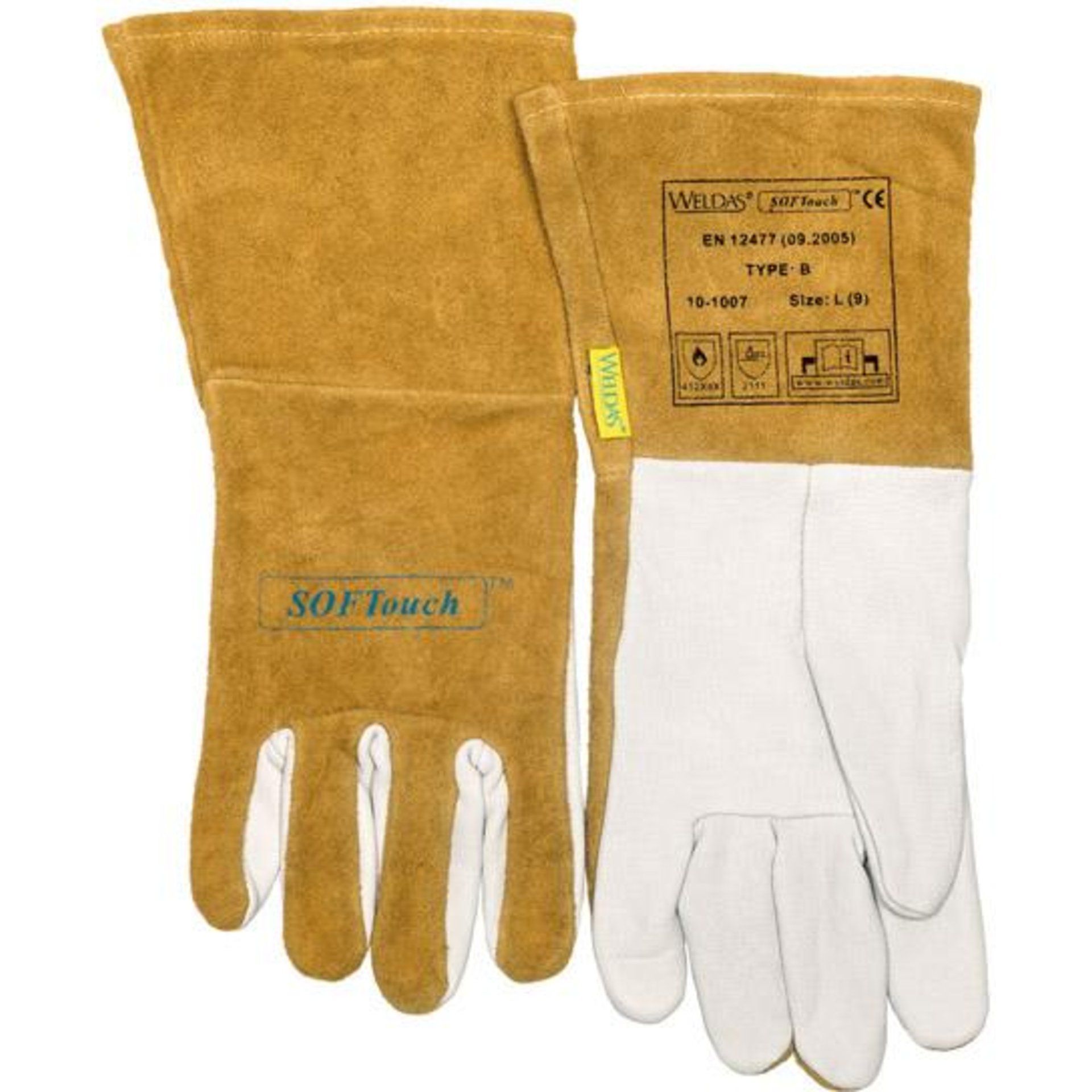 SOFTouch Schweißerhandschuh mit Ziegen-Vollleder