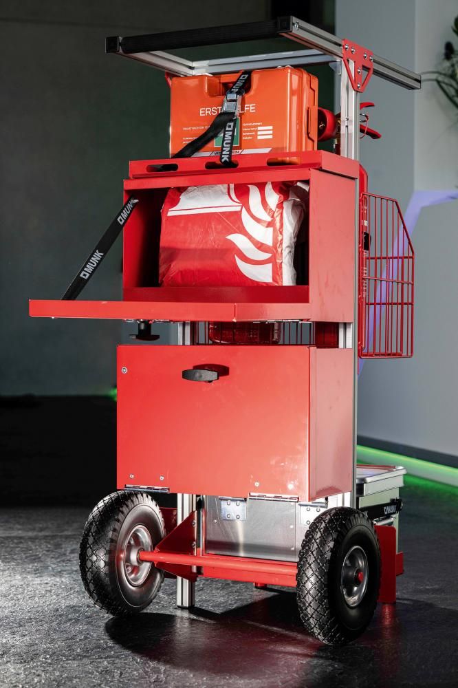 SafeCaddy "Brandschutz" mit Beladung SafeCaddy Brandschutz mit Beladung