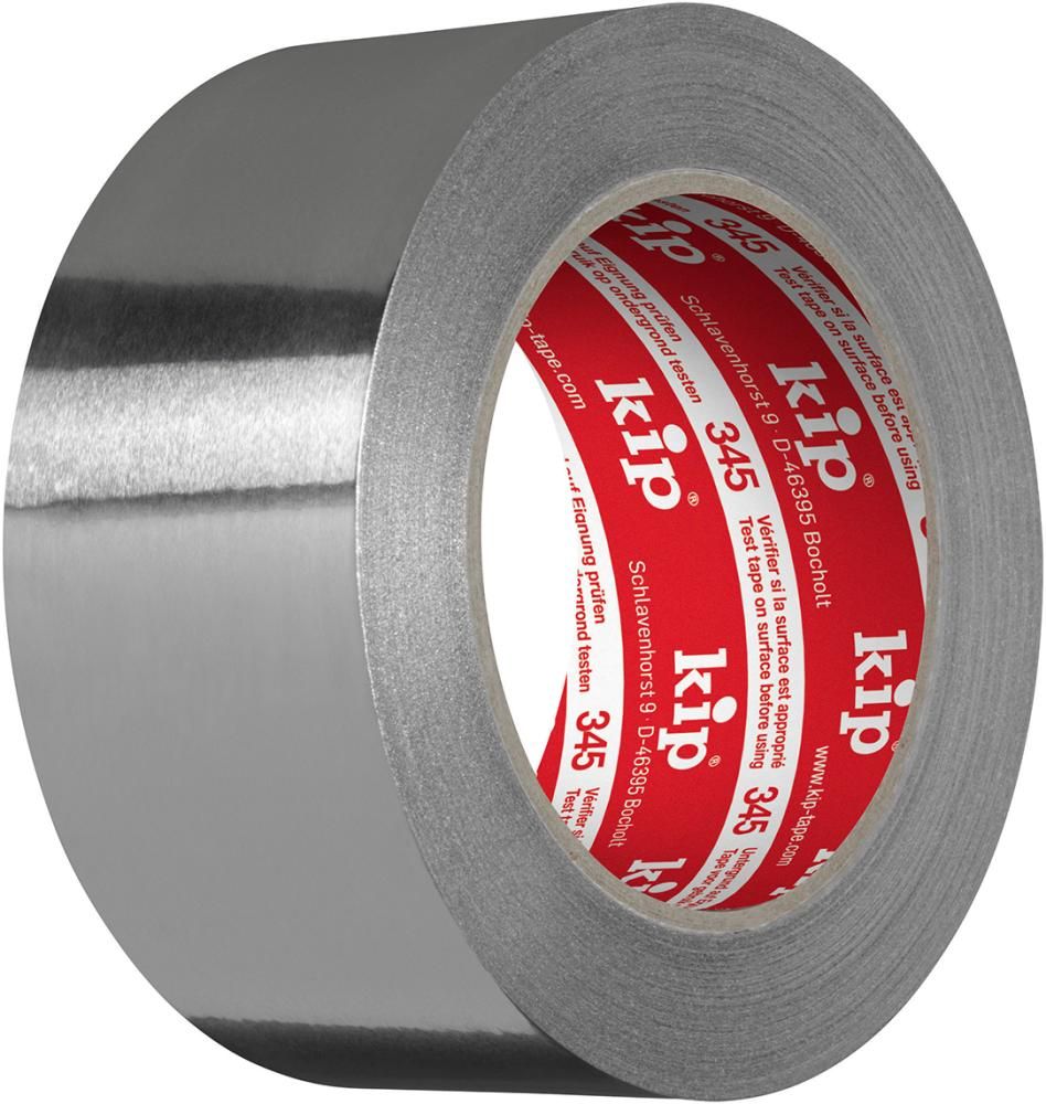 Kip Aluminiumklebeband345B1 L50mxB50mm Alu-Folie DIN 4102