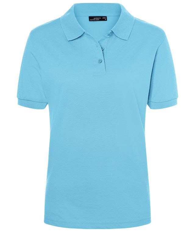 Classic Polo Ladies Hochwertiges Polohemd mit Armbündchen blau, Gr. XL