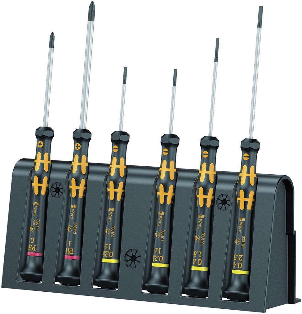 Elektronik- Schraubendreher-Satz ESD 6-teilig Wera