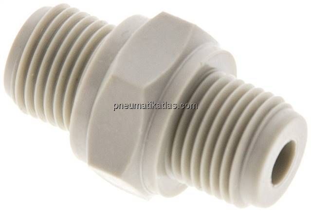 Doppelnippel G 1/8"-G 1/8", Polypropylen