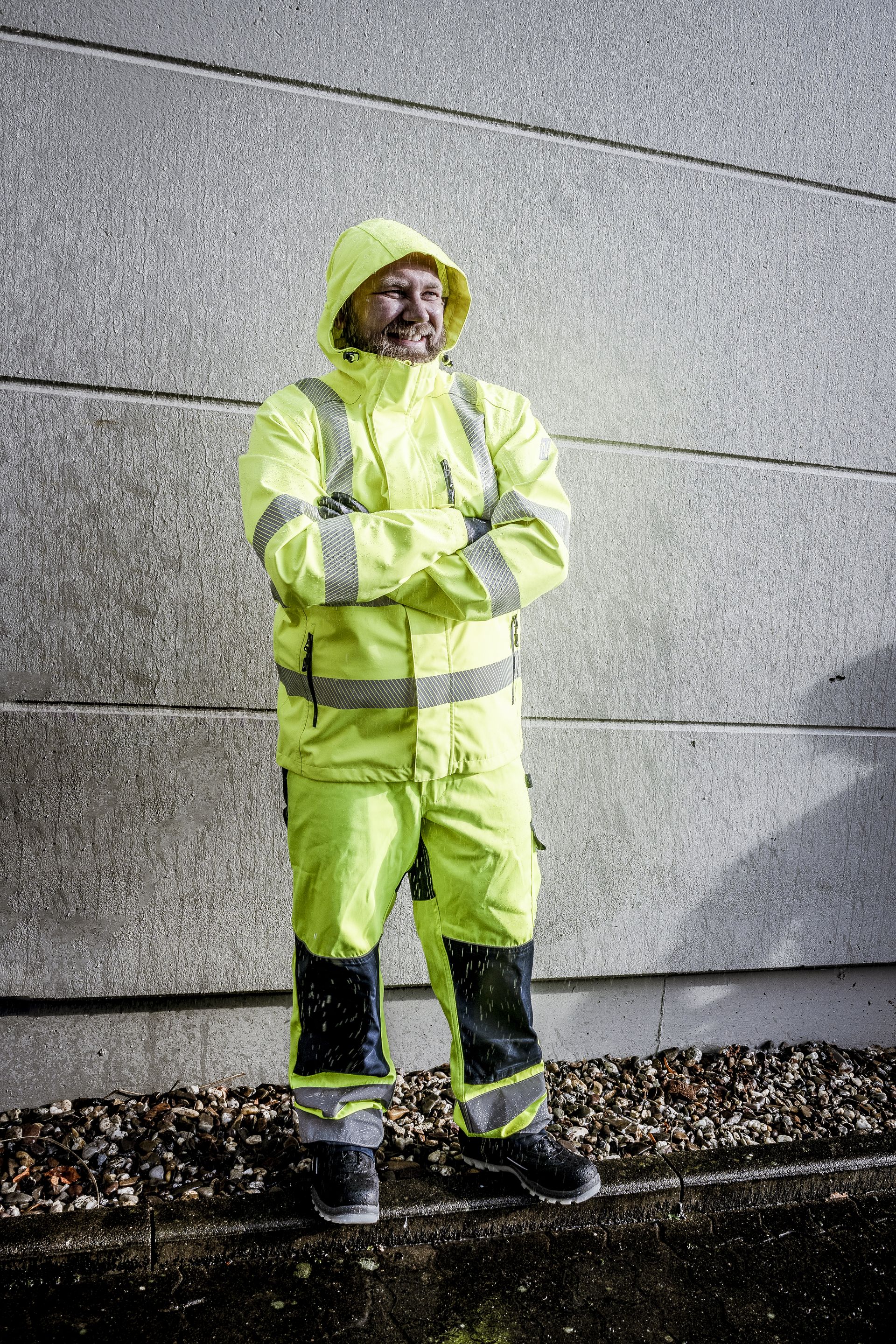 NITRAS MOTION TEX VIZ PLUS, Warn-Regenjacke 7177