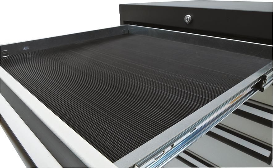 Riffelgummi-Einlage für Schublade, ölfest B500xT450xH3 mm