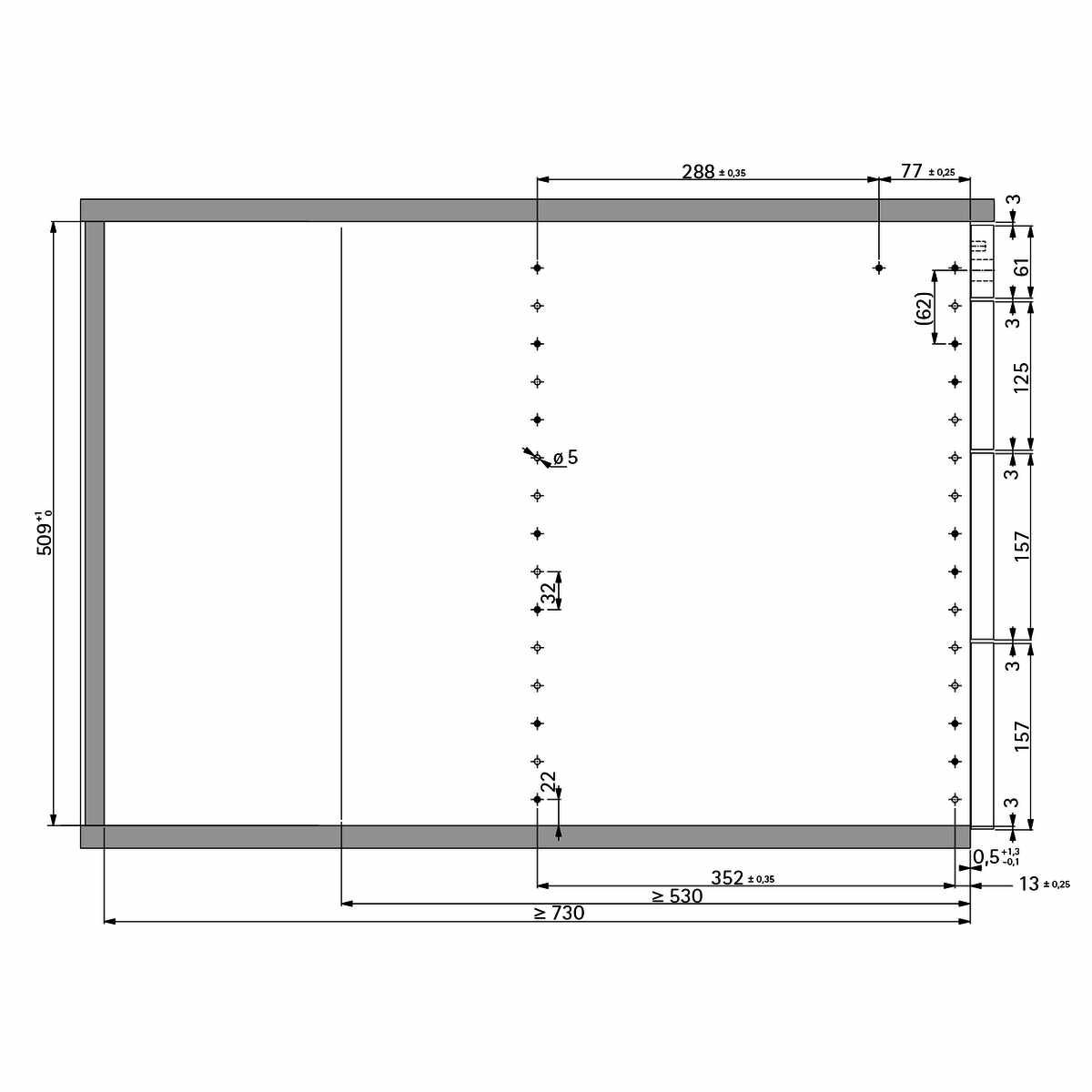 Container Set 530 Alu Finish