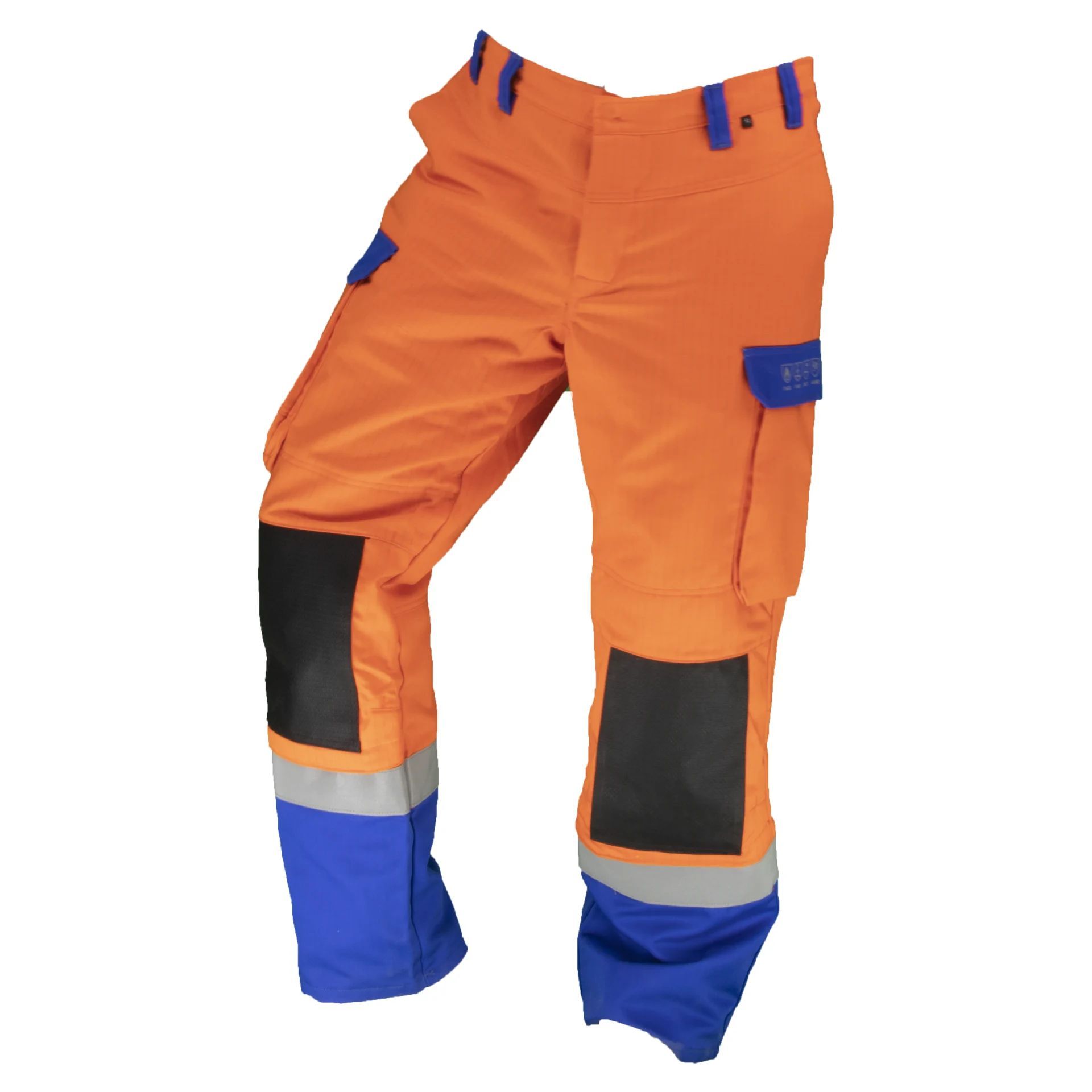 Multinorm-Bundhose DA7525HO08P, orange/blau, Gr. 42