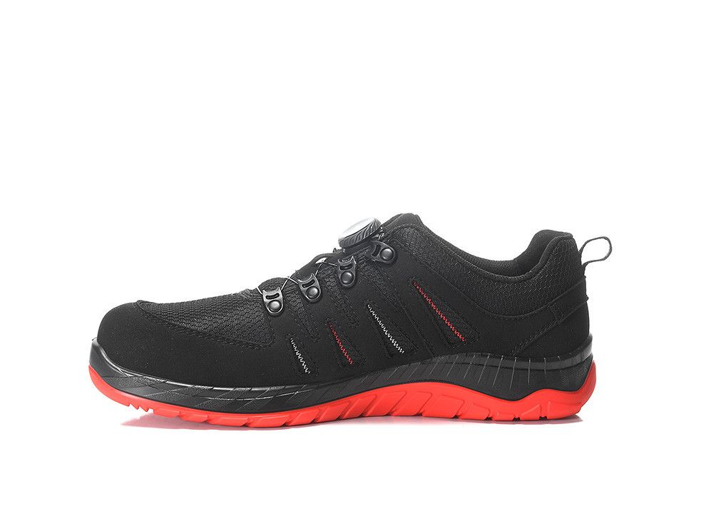 Sicherheitshalbschuh MADDOX Compo BOA® black-red Low ESD S3S, Gr. 34