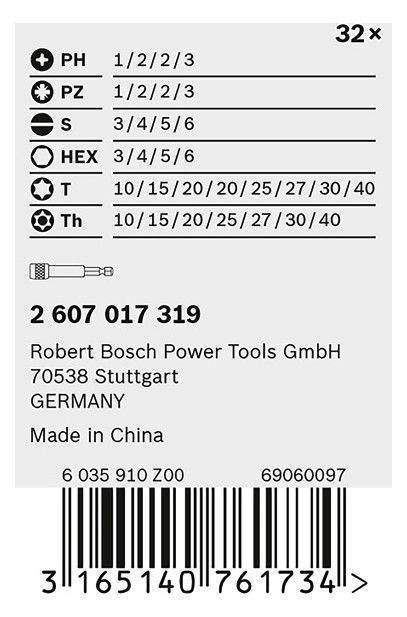 BOSCH Bitbox inkl. Bithalter