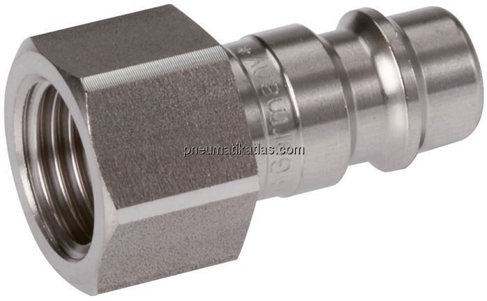 Kupplungsstecker (NW7,2) G 1/8"(IG), Edelstahl