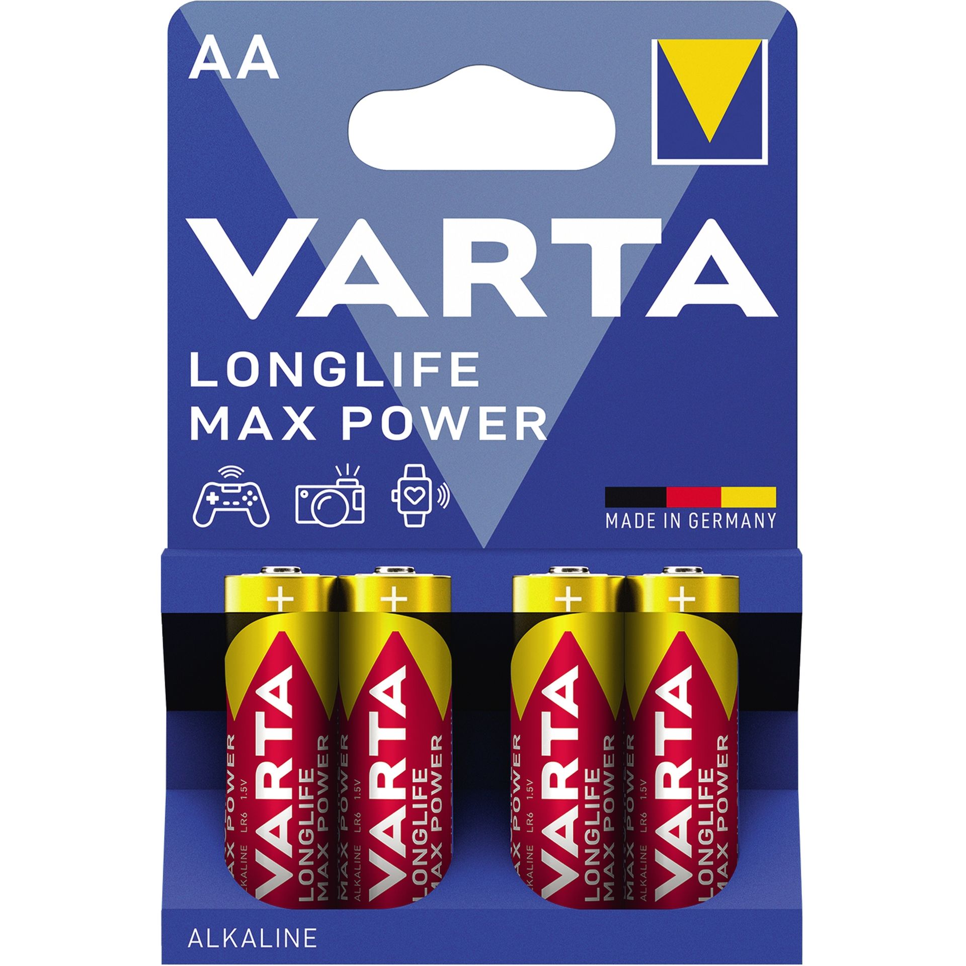 Batterie LONGLIFE VARTA Max Power AA 4er Blister