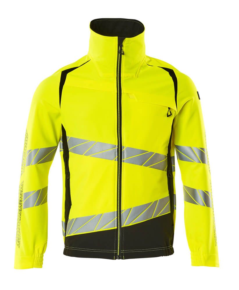 Jacke Hi-vis Gelb/Schwarz, 2XL