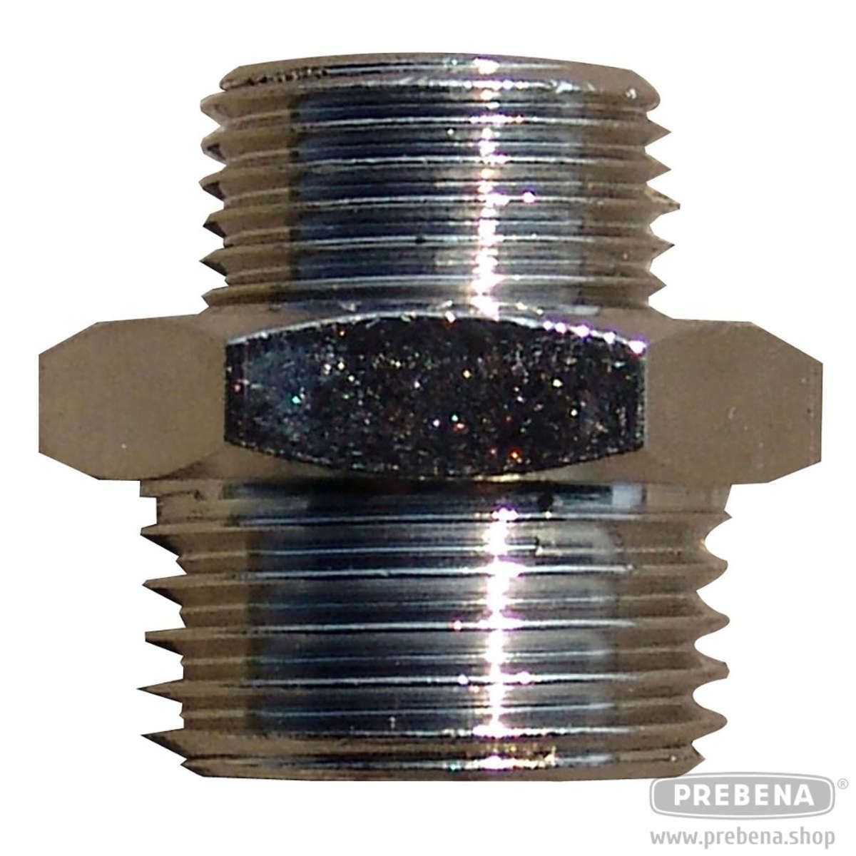 Reduzierdoppelnippel R 3/8" x 1/2"