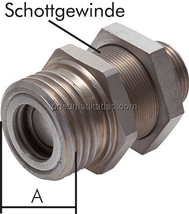 Hydraulik-Rohrleitungskupplung, Muffe Baugr.2, 8 L (M14x1,5)