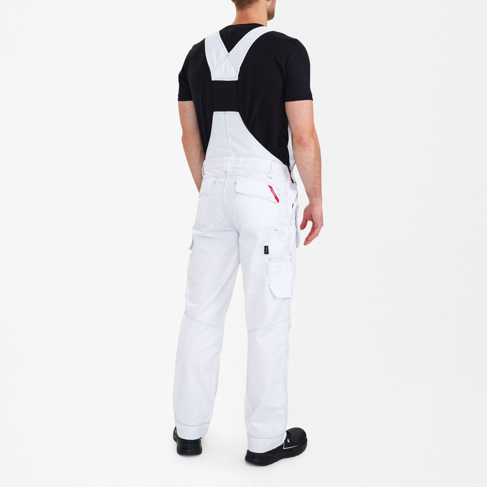Combat Latzhose mit Holstertaschen Weiss, Gr. 42