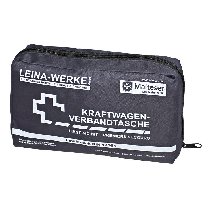 KFZ-Verbandtasche Compact blau,Inhalt nach DIN 13164:2022-02Kart. = 10 Stck.