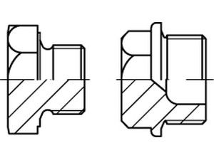 DIN 7604 A 4 A M 16 x 1,5 A 4 S