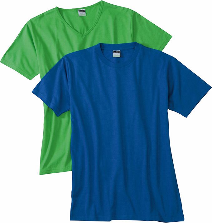 Figurbetontes V-Neck-T-Shirt für Herren