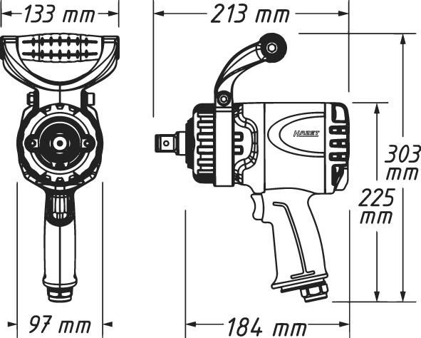 HAZET Schlagschrauber, 1/2"