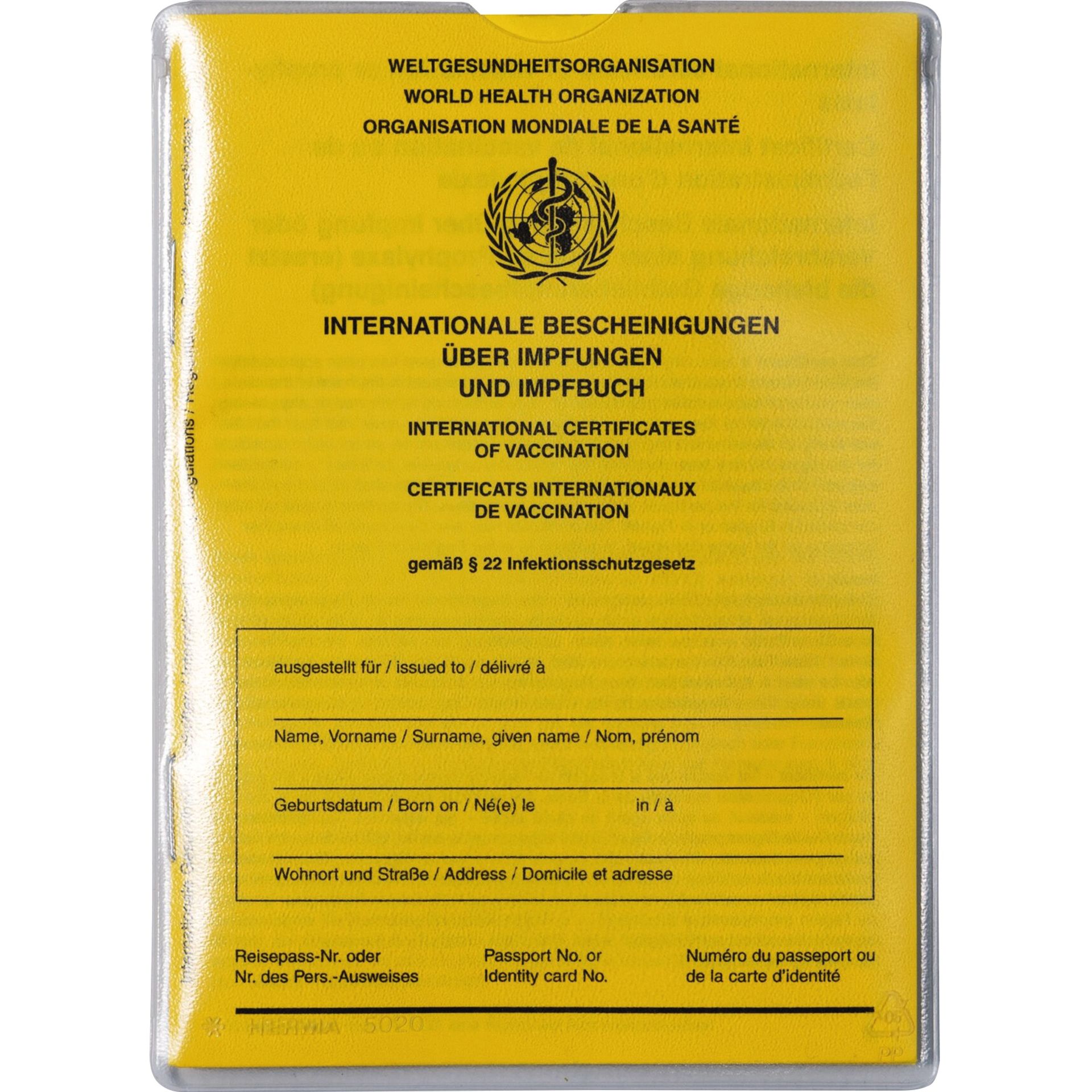 Ausweishülle 95x135mm PP tr 25 St./Pack.