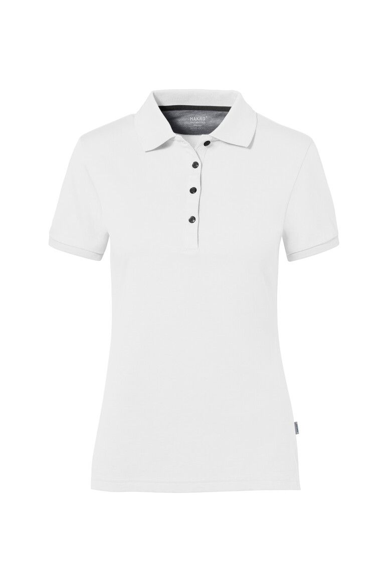 HAKRO COTTON TEC® Damen Poloshirt weiß, XS