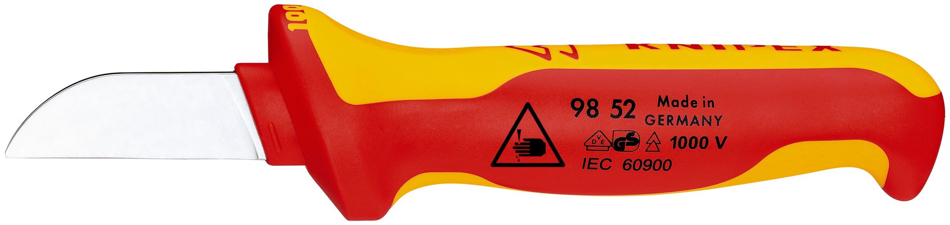 KNIPEX Kabelmesser isolierender Mehrkomponenten-Griff,