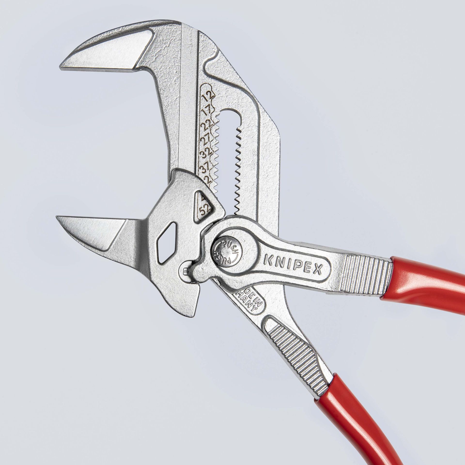 KNIPEX Zangenschlüssel mit Kunststoff überzogen verchromt