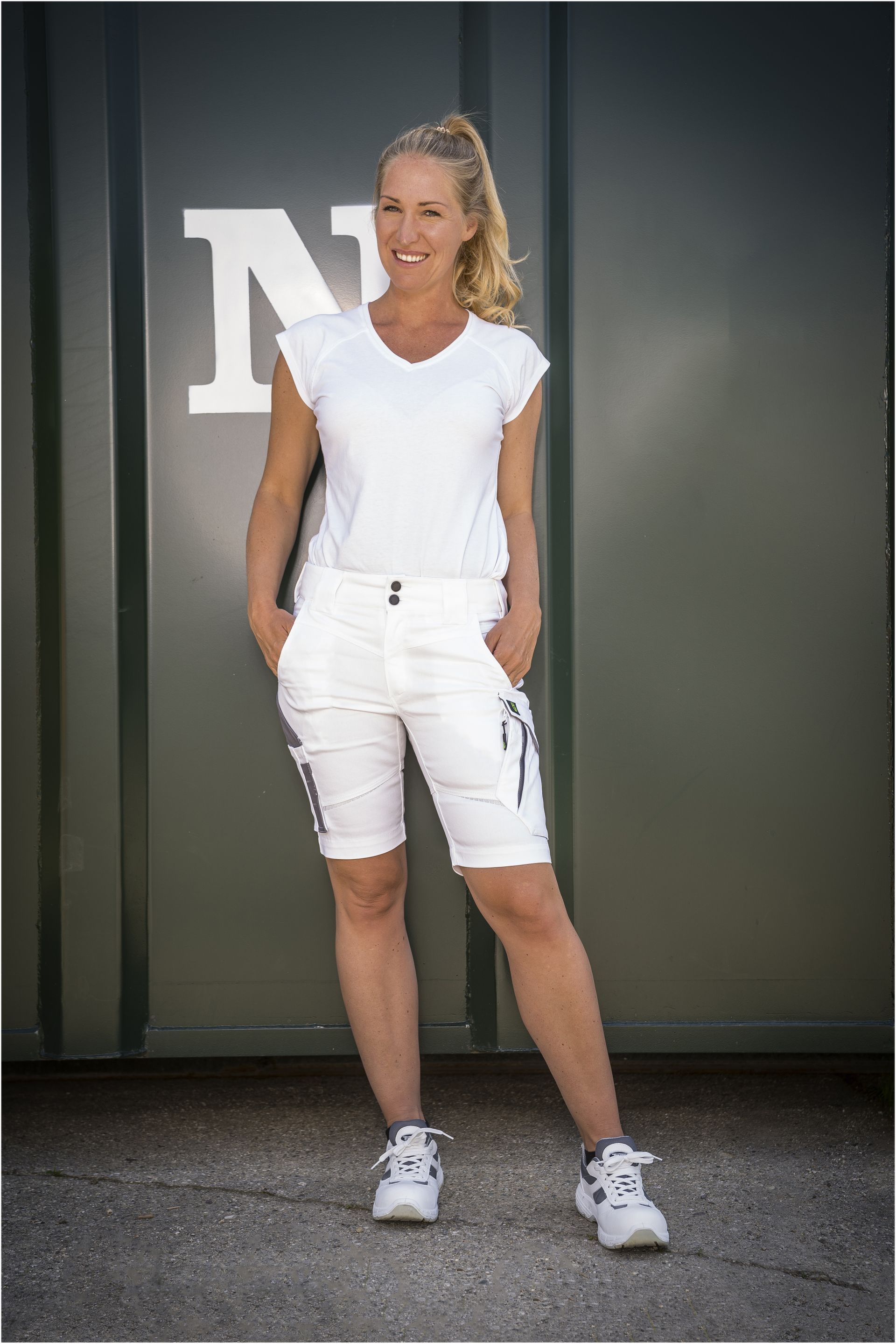 DA T-Shirt weiß Gr. 48,50% BW/50% Polyester,200 g