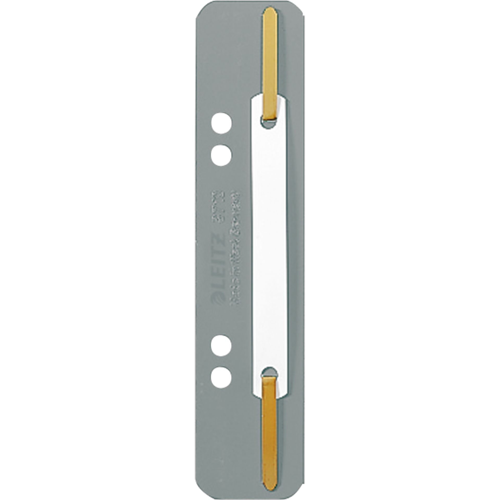 Heftstreifen kurz 35x158mm PP grau 25 St./Pack.