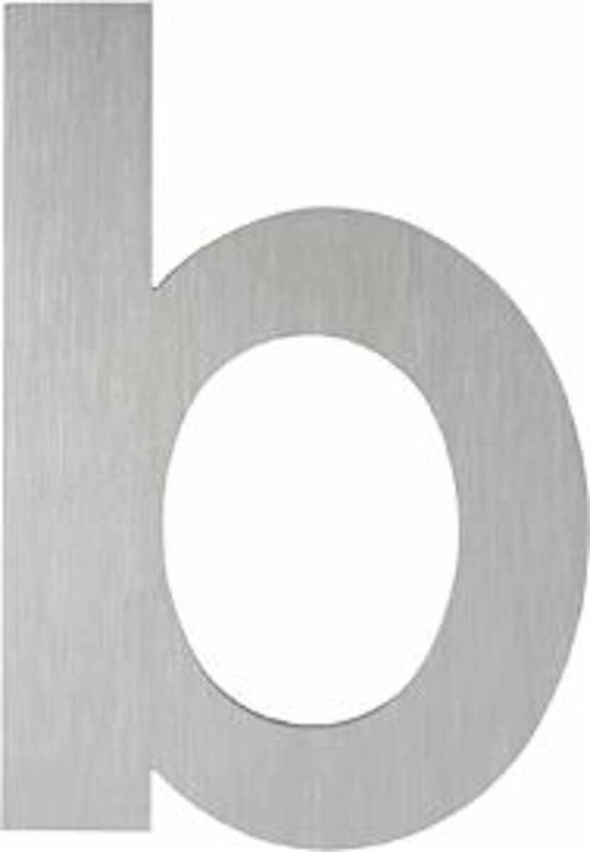 Buchstabe b Edelstahl