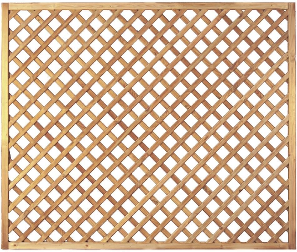 Diagonal-Rankzaun 180 x 150 cm MW 6 x 6 cm,Leisten 12x30mm, genageltRahmen 45/45 mm, kdi grün