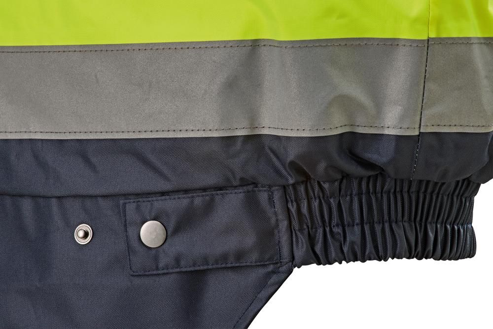 Warnjacke Arthur 2.0 gelb-marine, Gr.S FORTIS