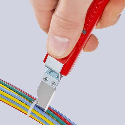 KNIPEX Abmantelungswerkzeug mit Schleppklinge schlagfestes
