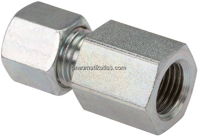 Aufschraub-Schneidringverschr. G 1/8"-6 L (M12x1,5), Stahl verzinkt