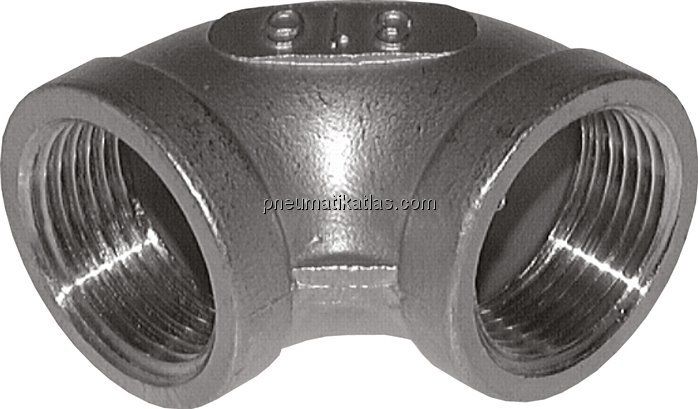 90°-Winkel Rp 1/8"-Rp 1/8", 1.4408