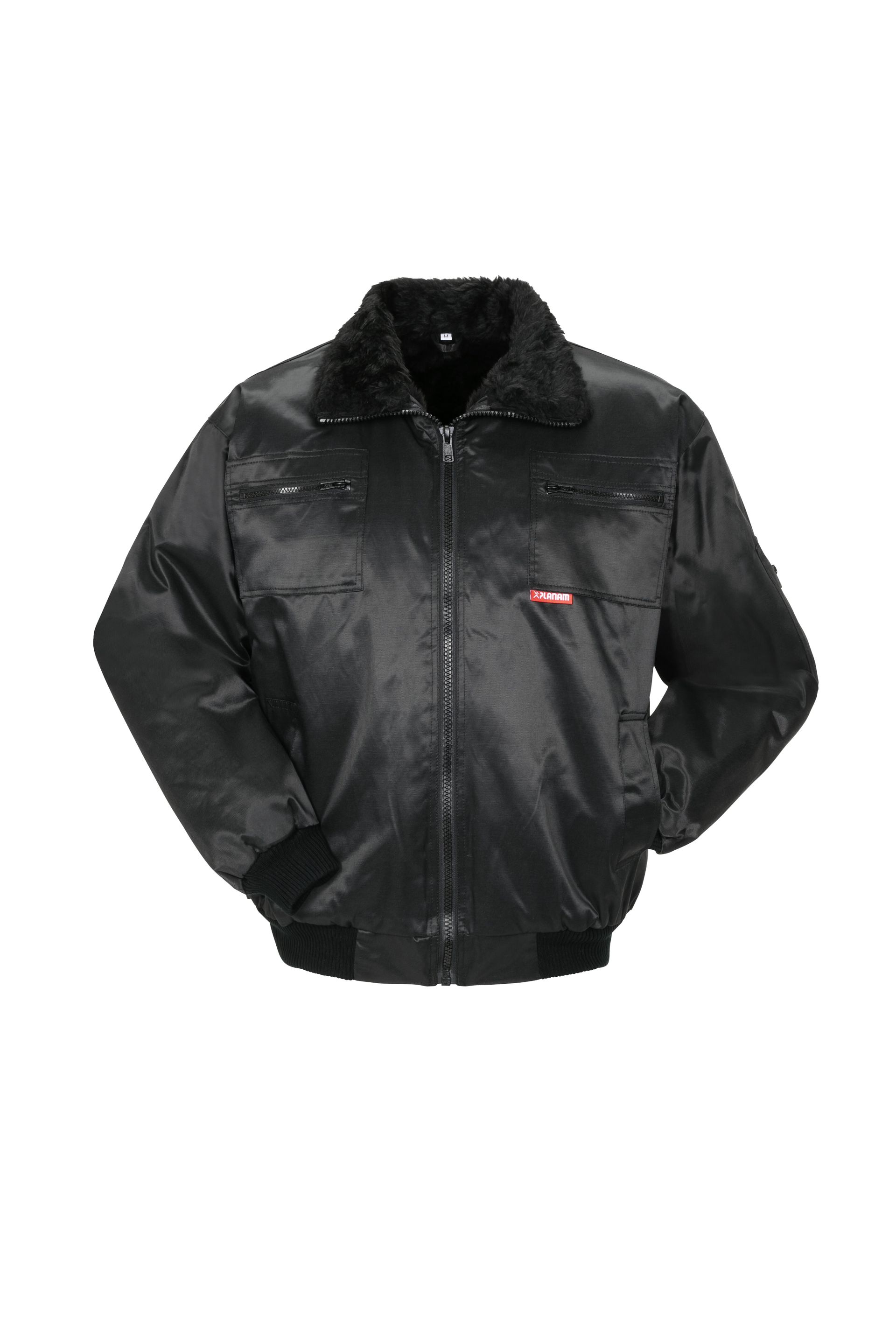 Planam Gletscher Piloten Jacke Outdoor schwarz Gr. S