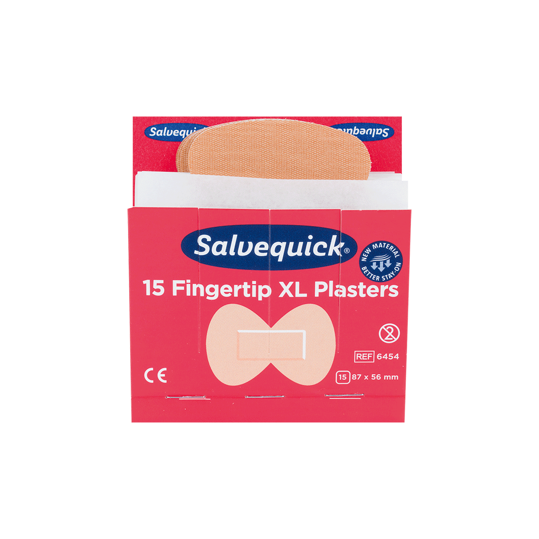 Salvequick Fingerspitzen-Pflaster elastisch Refill 6454 VPE 6 Stück