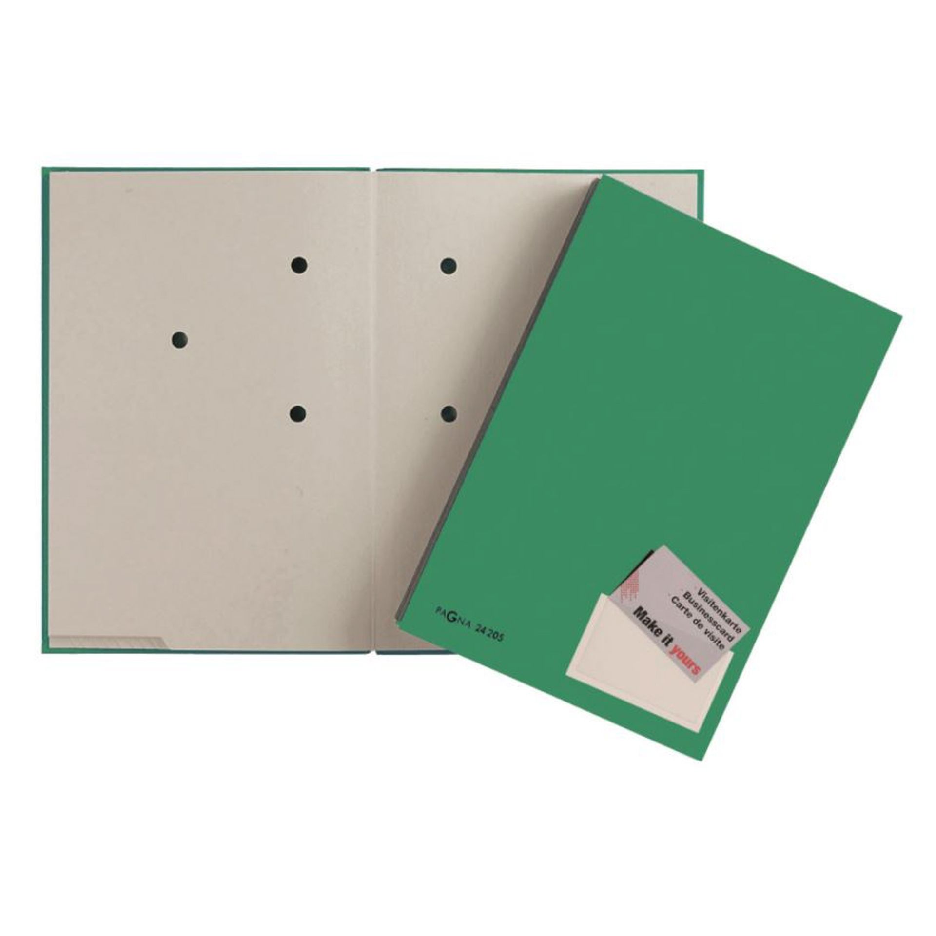 Unterschriftsmappe 20Fächer grün