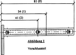 Universalblindzylinder UBZ -Variante 1-