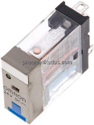 Omron Industrierelais, 24 V=, 1 Wechsler