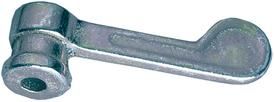 Vorreiber Nr.8314/G/3, 14mm Unters.hell verz.