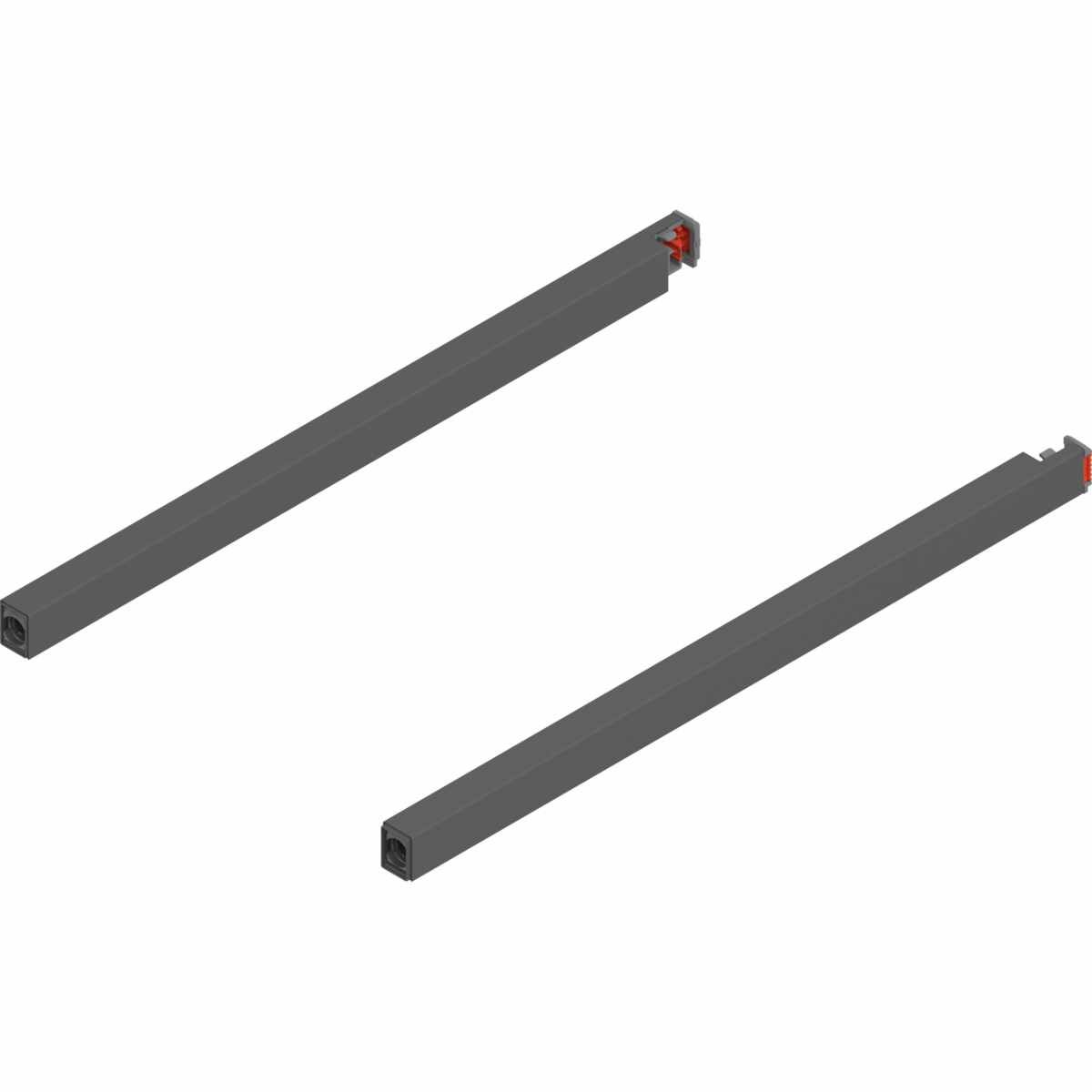 MERIVOBOX Längsreling, NL=350 mm, links/rechts, oriongrau matt