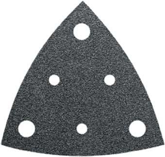 Dreieck-Schleifblatt gelocht, 80mm K40 Fein VE à 5 Stück